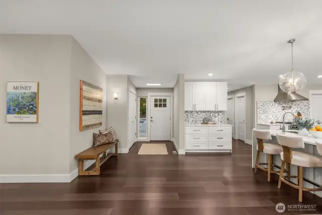 Walk-in to your open concept home.