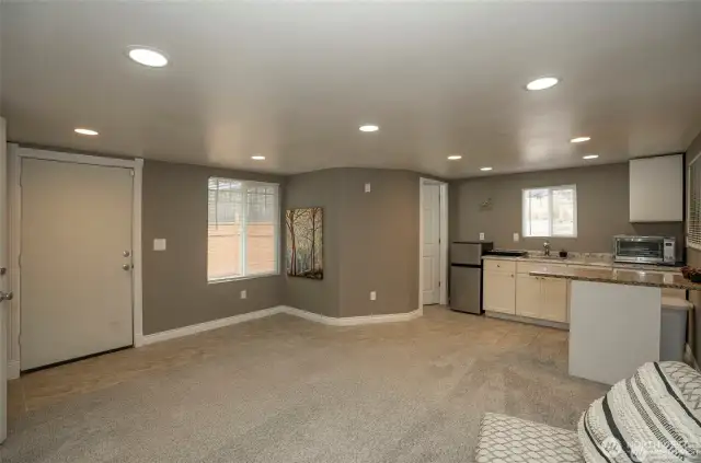 kitchen in rear building