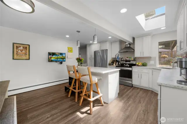 Eating area in kitchen