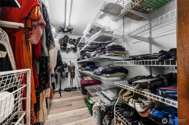 Walk in closet to primary bedroom