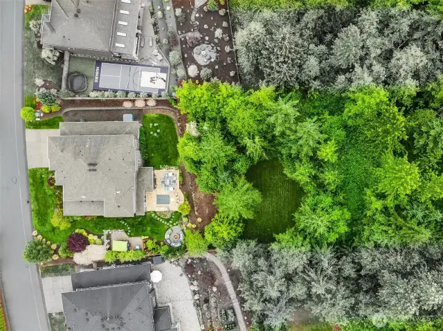 The thoughtful landscaping gives you so many ways to enjoy this property.