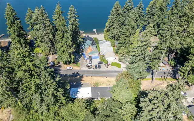 Located across from Lake Louise.