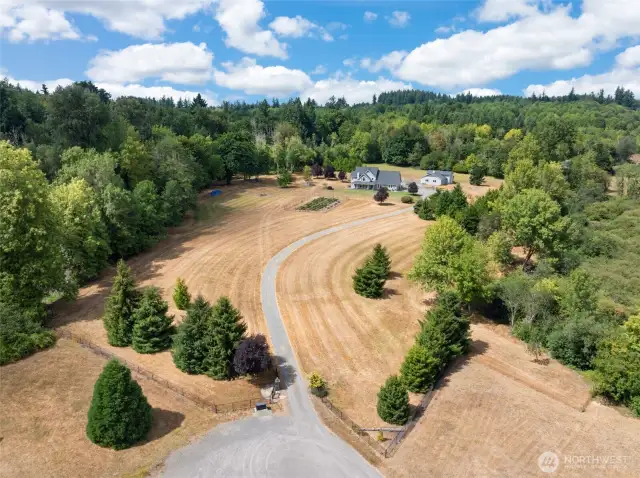 2 PARCELS - House & Shop on 6.56AC + 5AC Parcel Buildable