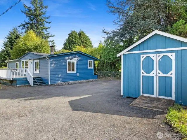 One of the sheds/outbuildings on the property