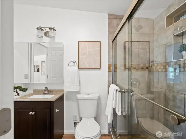 Hallway bathroom