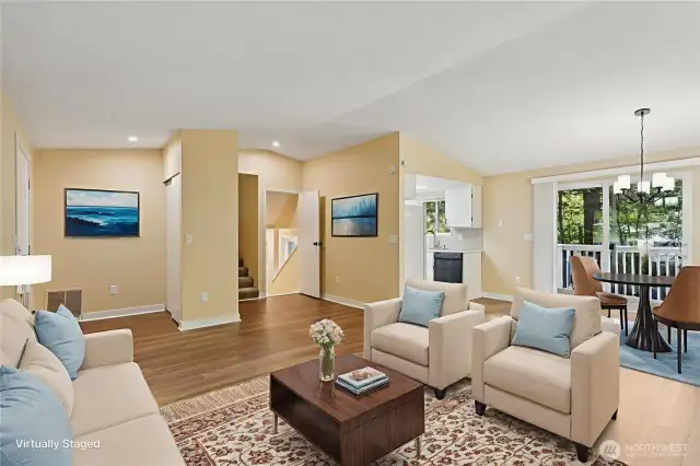 Living Room Virtually Staged