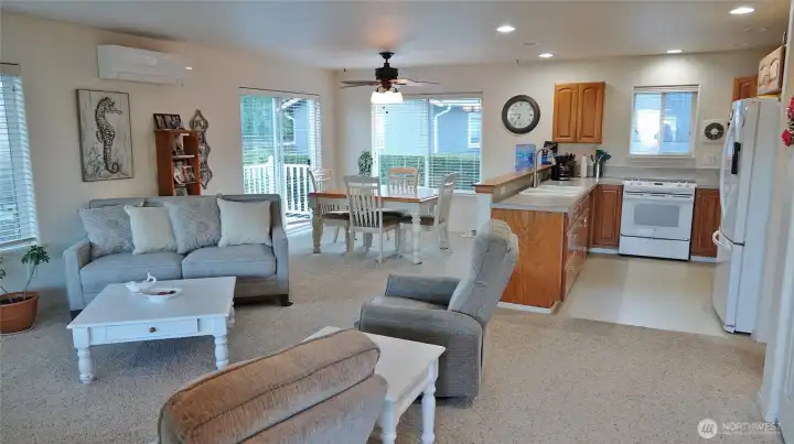 Open Great Room design.