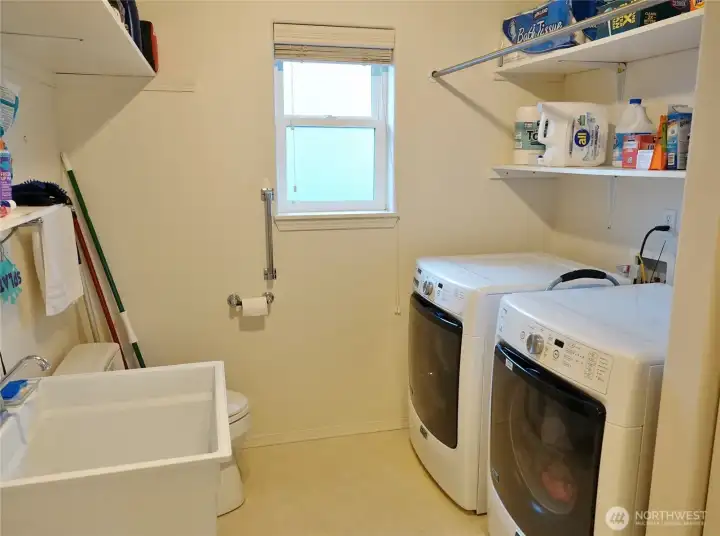 Laundry Room and 1/2-Bath.