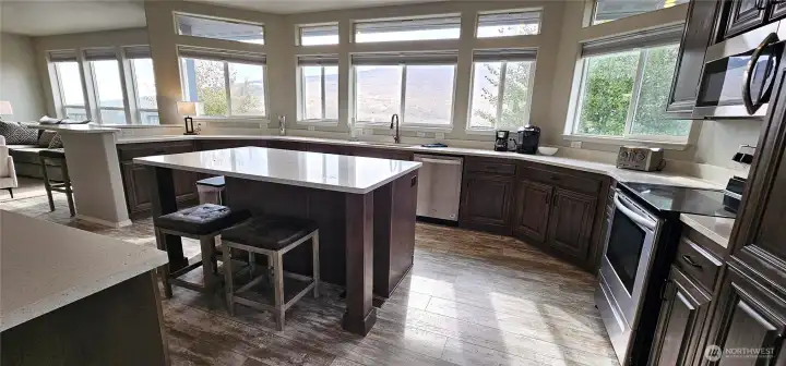 Chef's dream kitchen with everything you could possibly want in a kitchen.