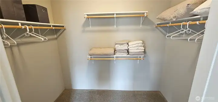 Walk in closet is the size of some peoples bedroom