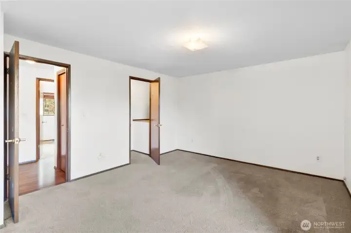 The owner's suite also has two separate closets!