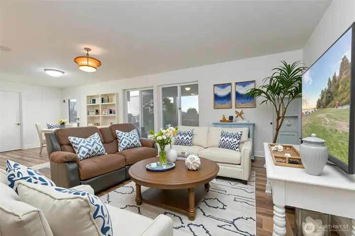 Lower level living space *Virtually Enhanced*