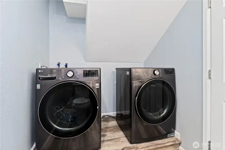 Laundry is in the 1/4 space