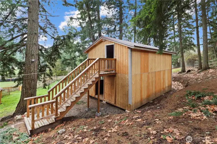 And the two-story goat majal!