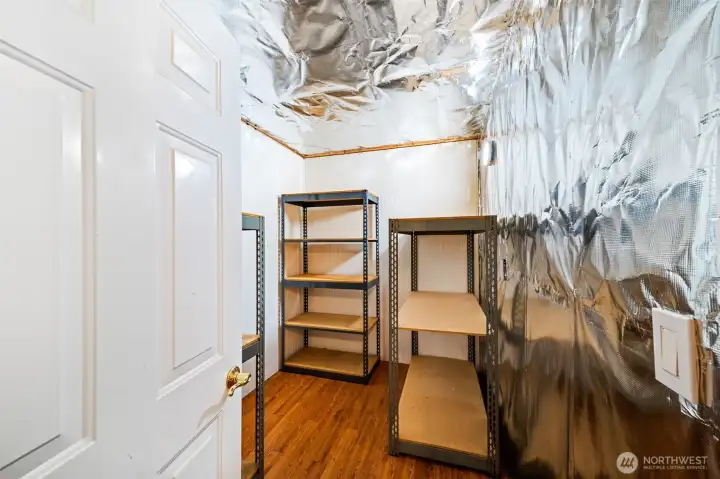 Originally plumbed for bathroom but was used for storage