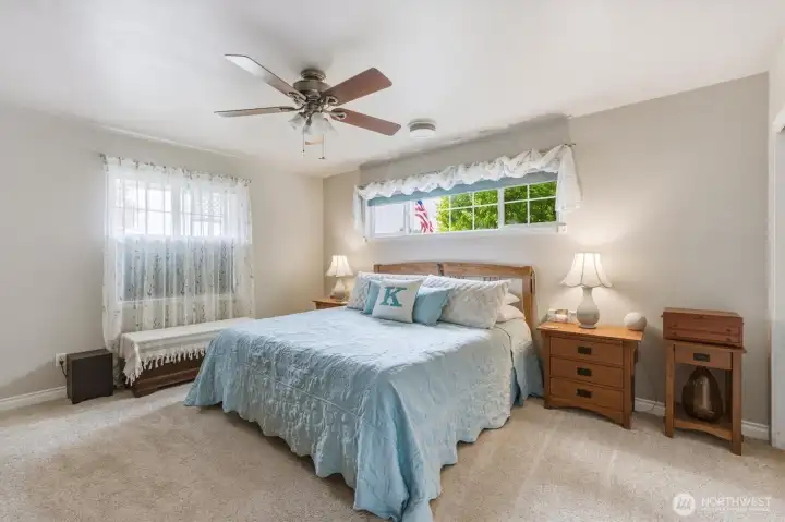 Primary Bedroom with Carpeting.