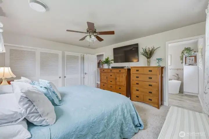 Spacious Primary Bedroom.