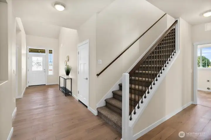 3 bedrooms plus den upstairs.