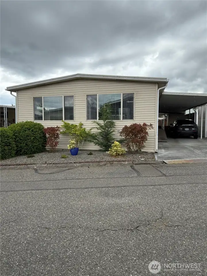 Front of home, completely remodeled