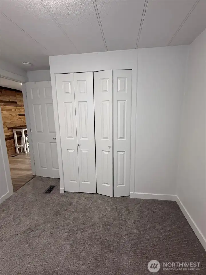 Guest room closet