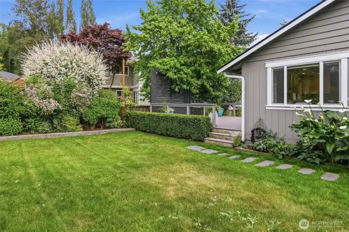 Private Fenced Backyard