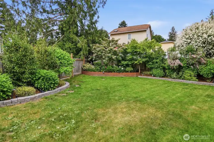 Private Fenced Backyard