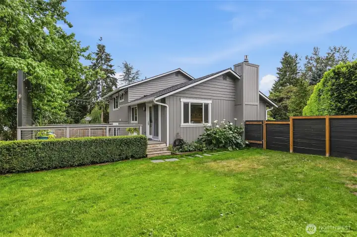Private Fenced Backyard
