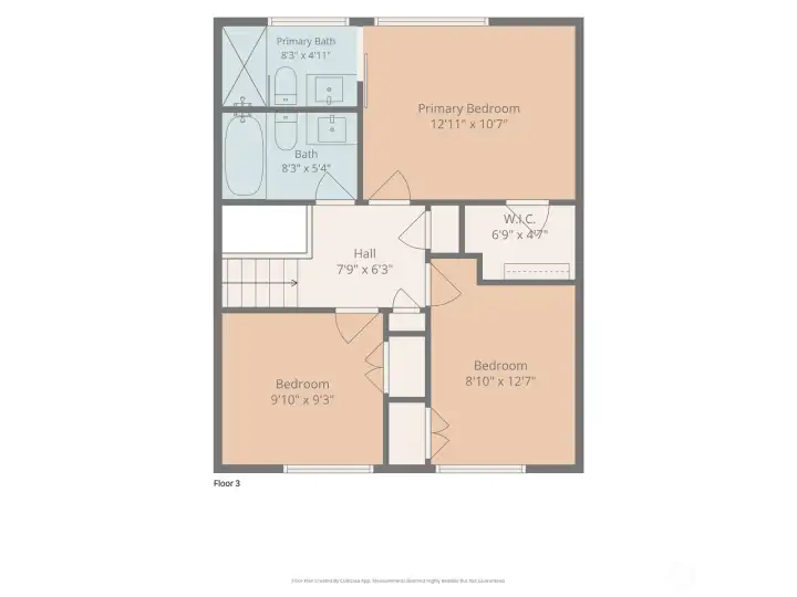 Upper Level Floor Plan