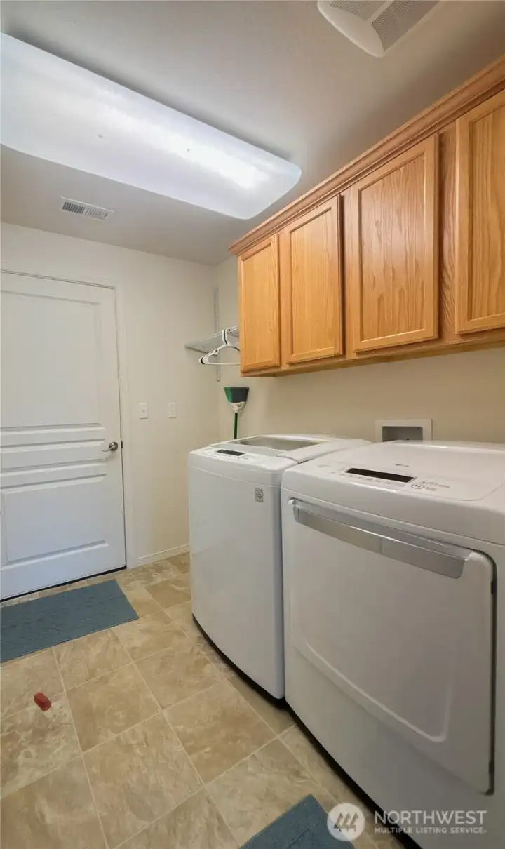 Laundry Room off garage Laundry Room off garage