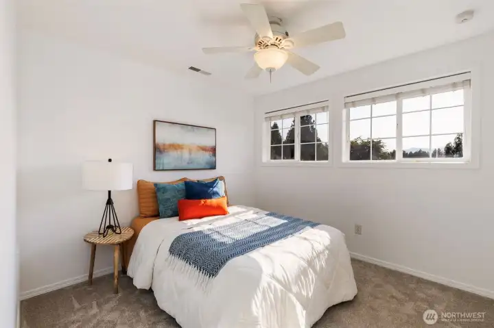 Guest bedroom 1 with water/mountain views!