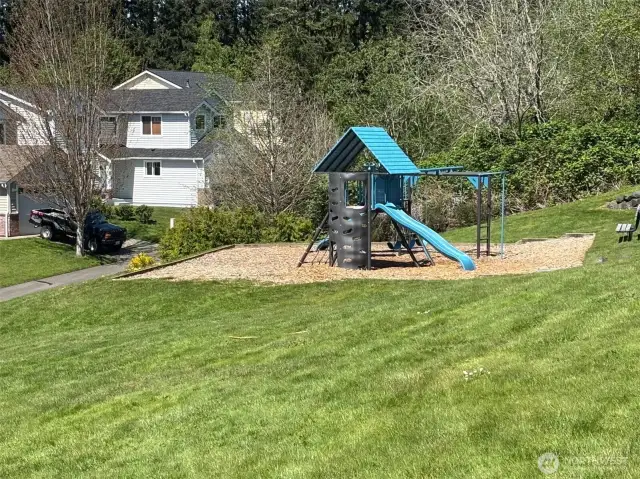 One of two community playgrounds