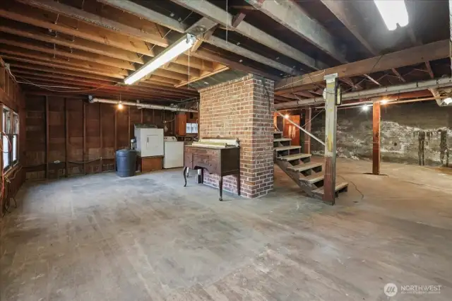 Subbasement below this for even more storage