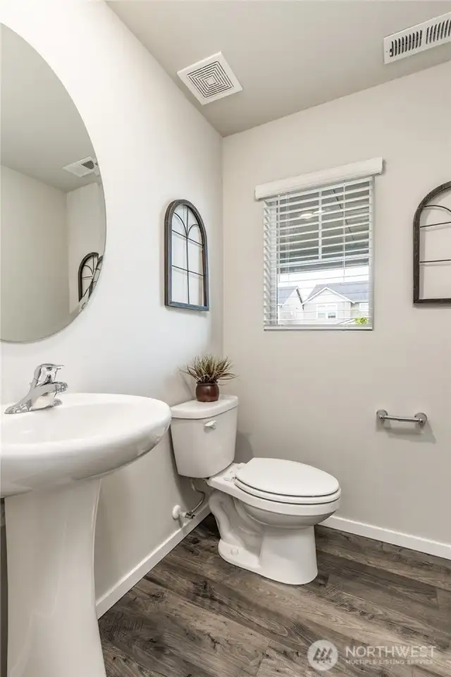 Half bath by the entry