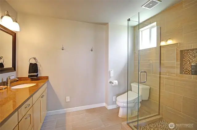 Primary Bath w/ Glass Shower~