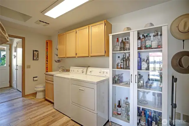 Utility/Storage Room w/ Bathroom w/ Outdoor Entry~