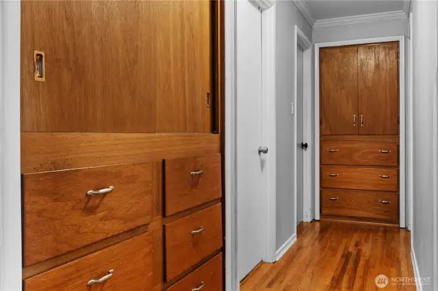 So much built-in storage!