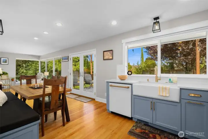 Bright, open concept design with seamless connection to the outdoors