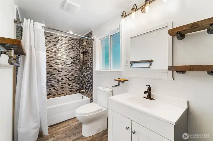Full Bath with Laundry