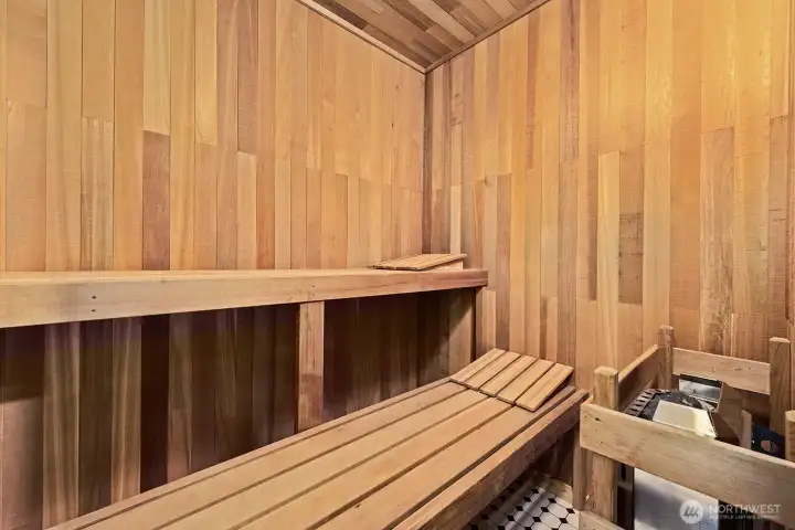 Primary suite sauna