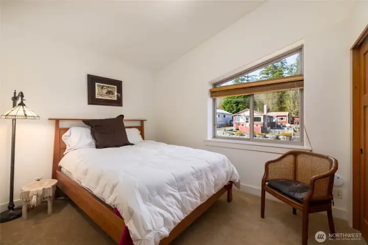 This 2nd bedroom is at the top of the stairs on the second floor...