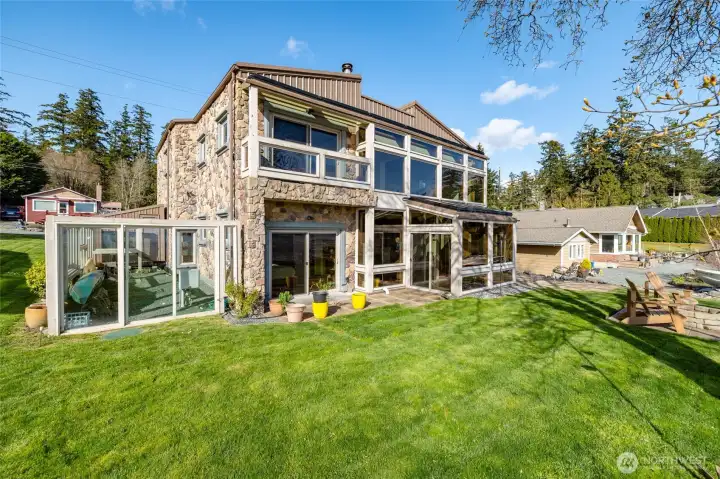 Greenhouse/storage on the west side of home...