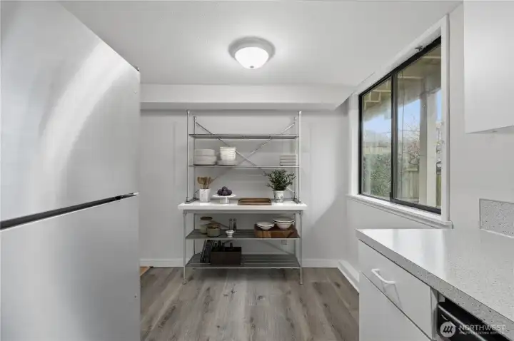 Virtually Staged as a Pantry Area