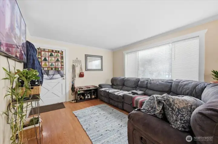 Unit A - Living Room Looking Towards Front Door