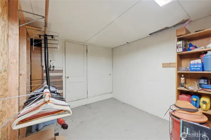 Part of the Basement Shared Storage Area