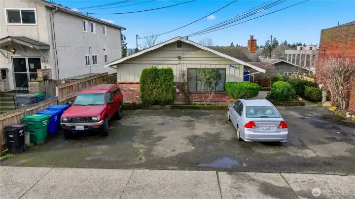 Triplex Features 5 Off Street Parking Space