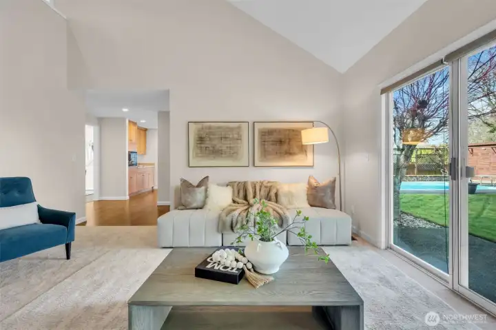 Versatile rec room with flexible living space