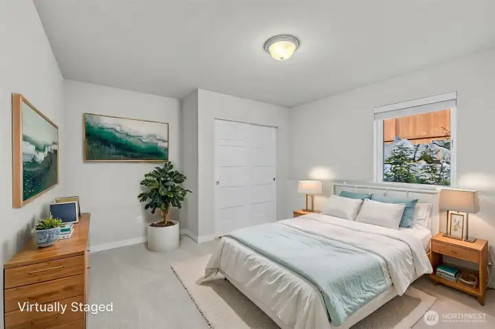 Lower level bedroom/flex room.