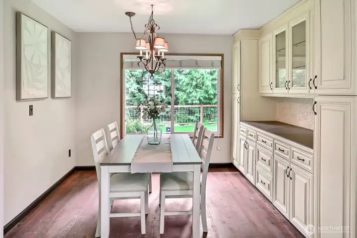 Built in "Buffett" in formal dining room