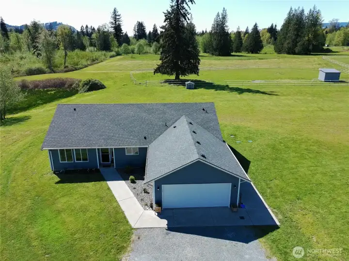 32+ Acres, peaceful setting, pasture and woods.