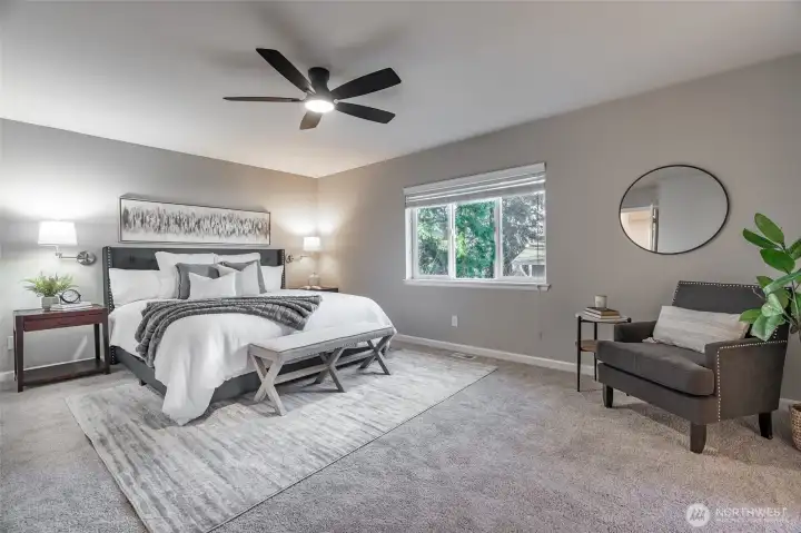 Large primary suite